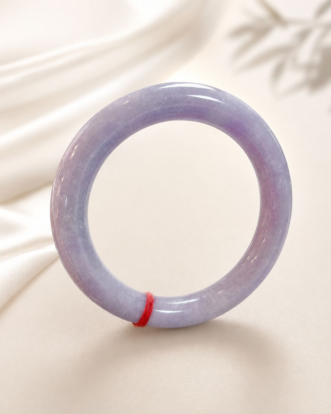 Treated Jadeite Bangle - Violet Tone