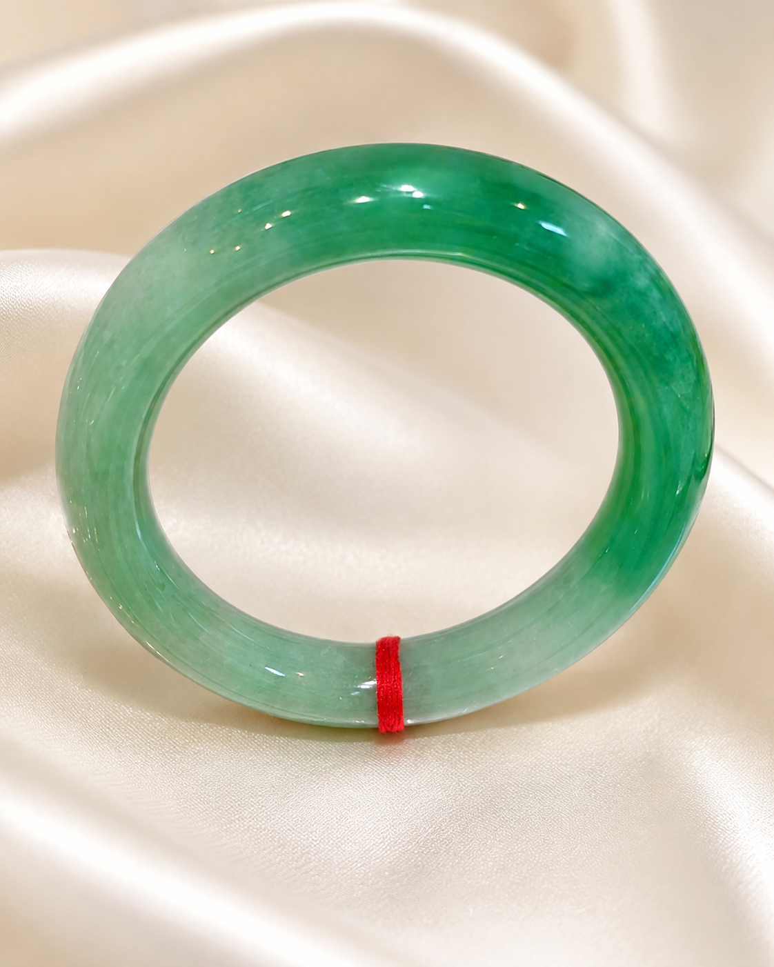 Treated Jadeite Bangle