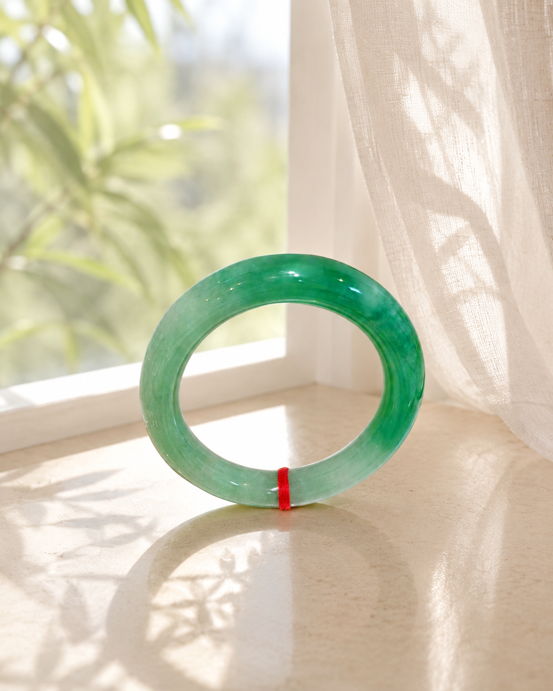 Treated Jadeite Bangle