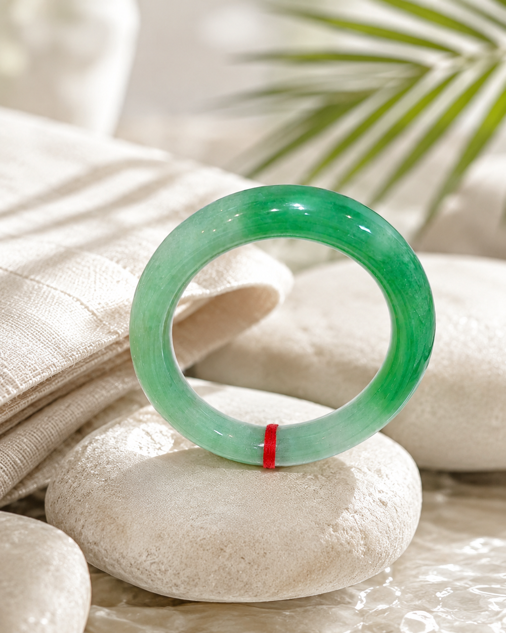 Treated Jadeite Bangle