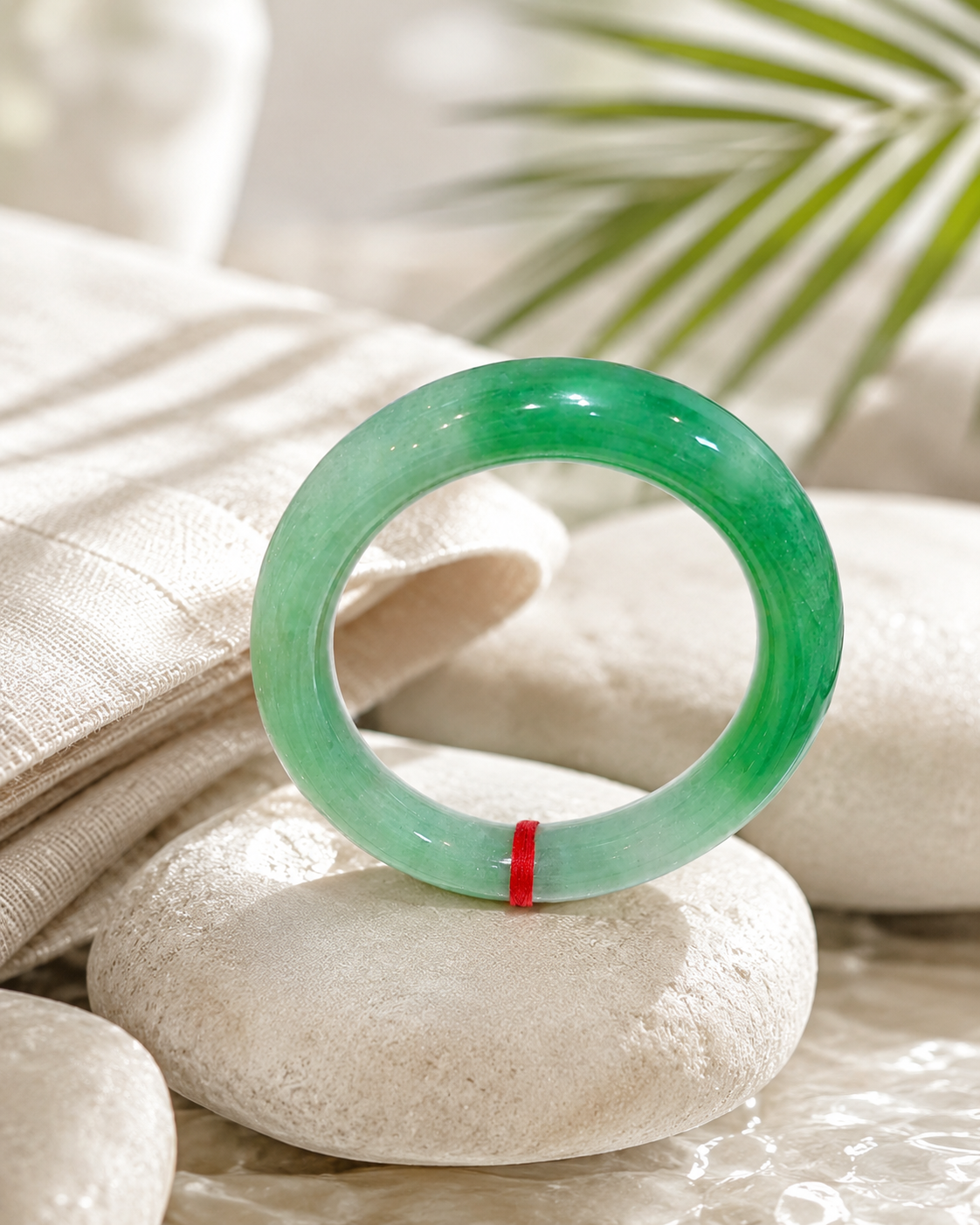 Treated Jadeite Bangle