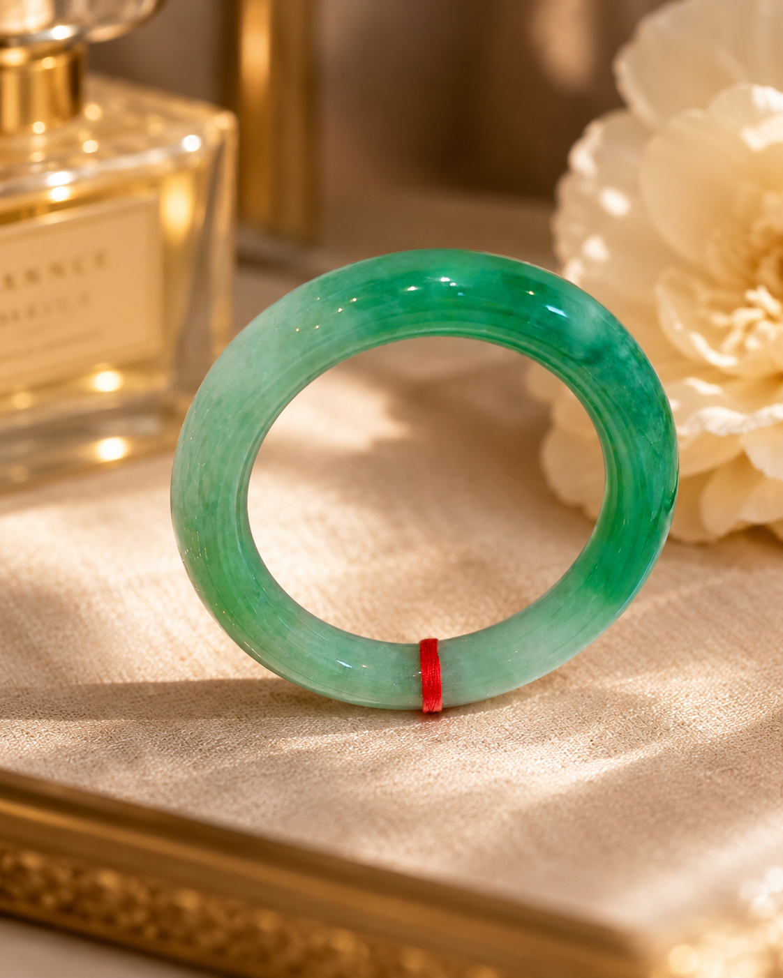 Treated Jadeite Bangle