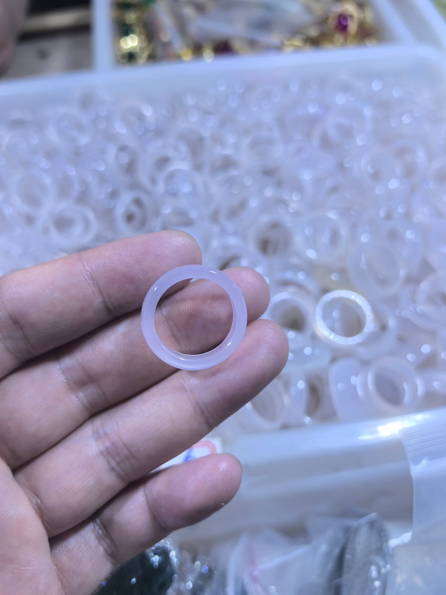 White Chalcedony Ring