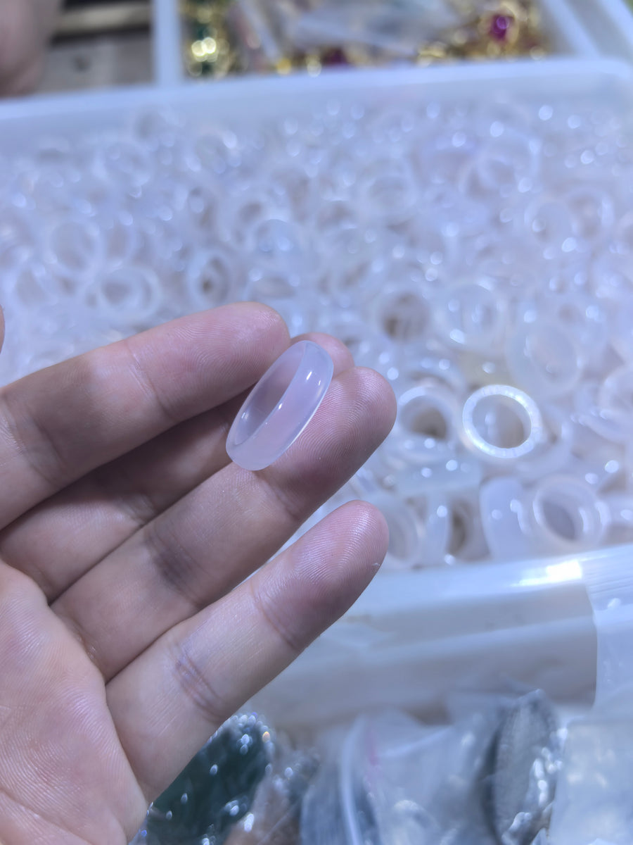 White Chalcedony Ring