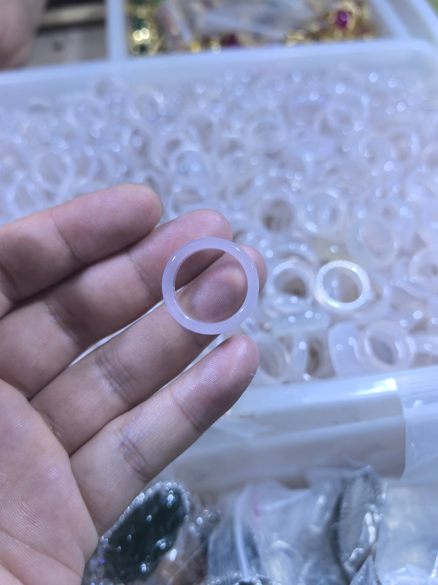 White Chalcedony Ring